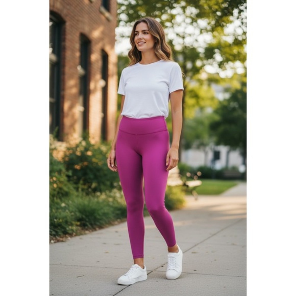 Savvi Purple Yoga Leggings Small
